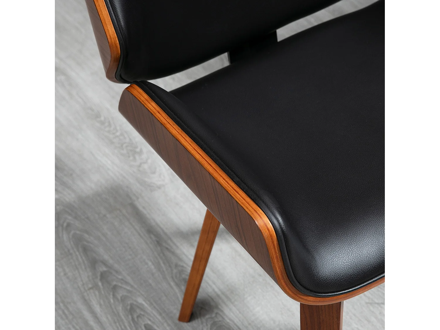 Set di 2 sedie sala da pranzo in finta pelle sedie cucina moderne