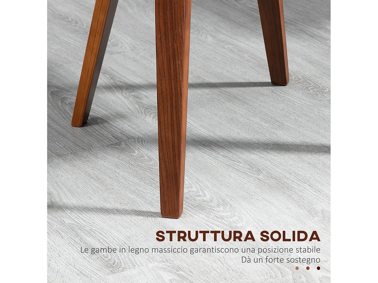 Set di 2 sedie sala da pranzo in finta pelle sedie cucina moderne