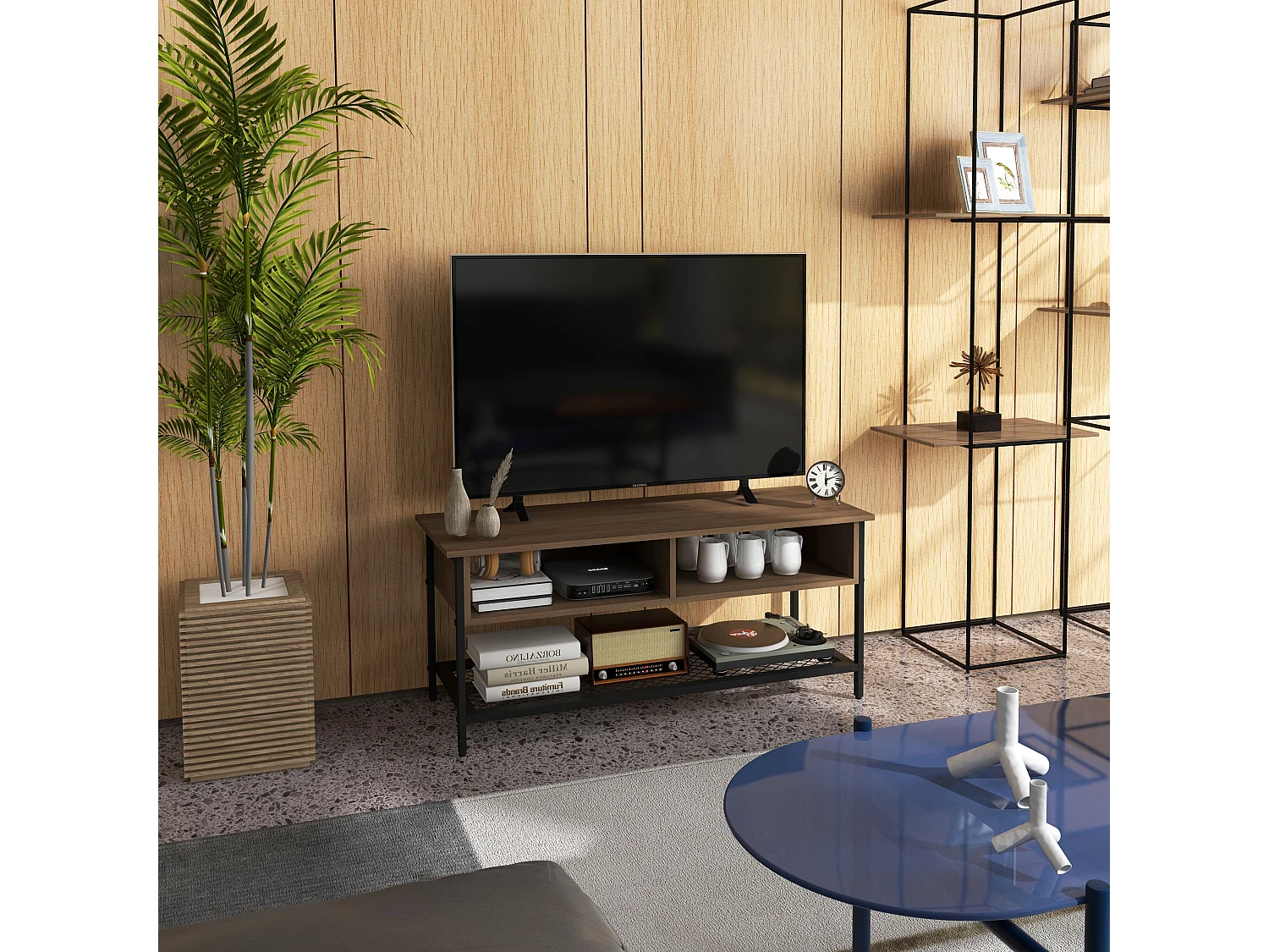 Mobile porta tv fino 48" in stile industriale