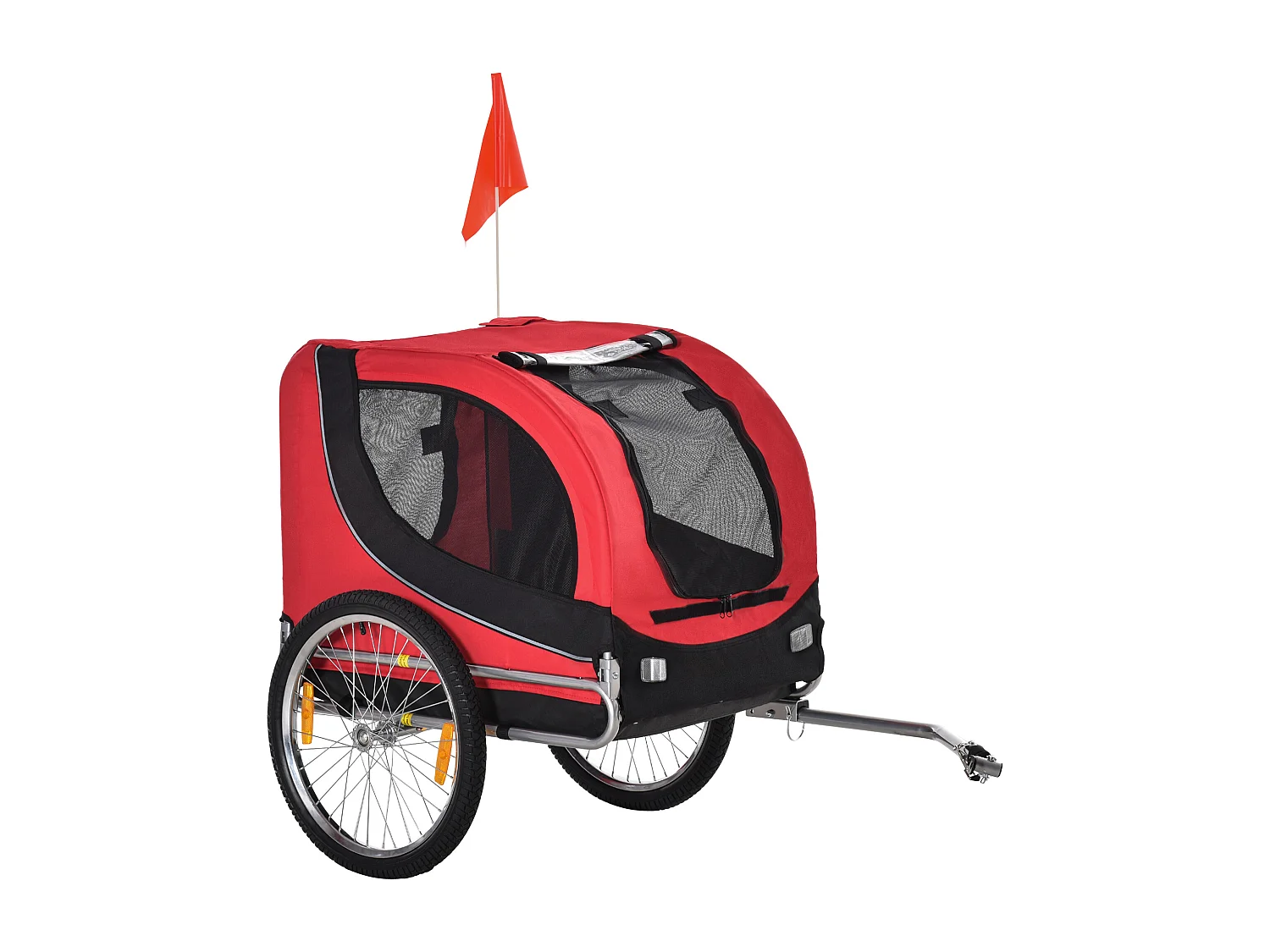 Rimorchio Bici per Animali in Acciaio