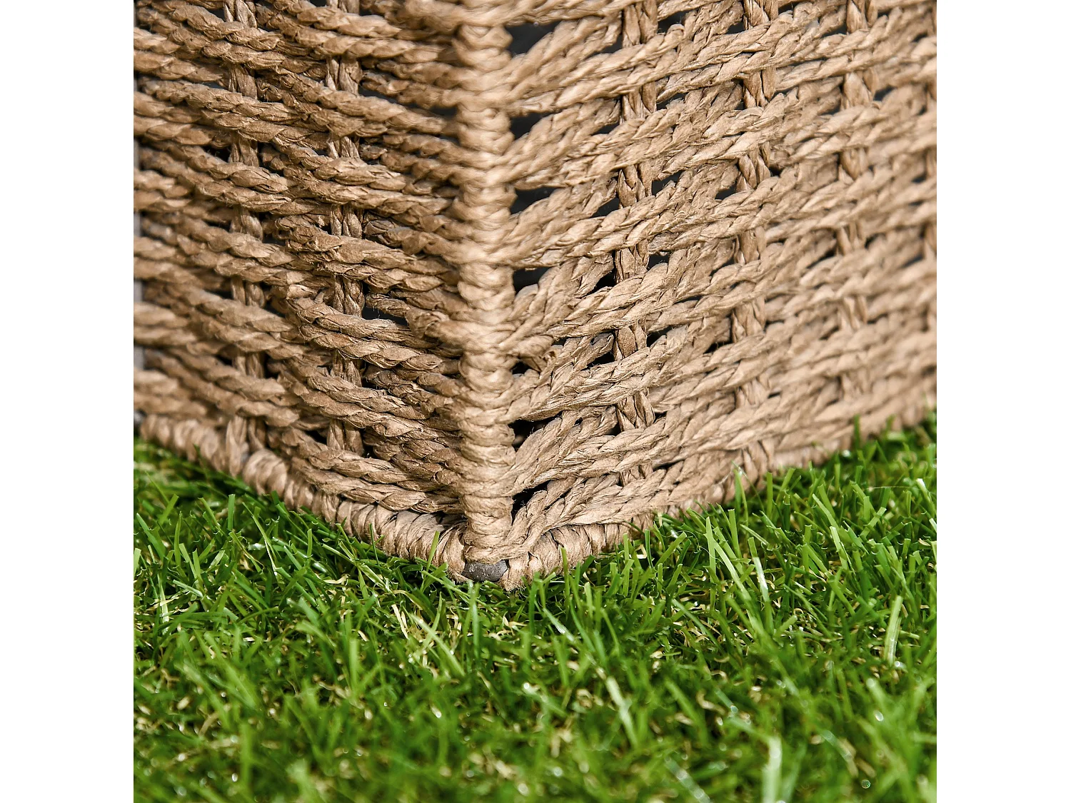 Set 10 piastrelle da giardino con prato sintetico