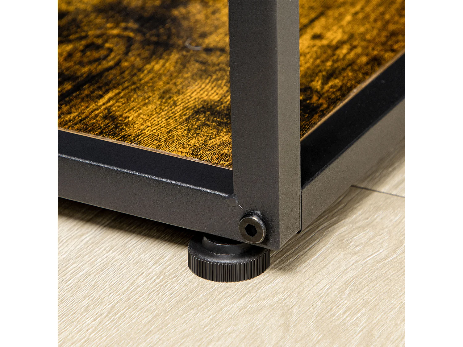 Libreria scaffale a 7 ripiani, libreria verticale salvaspazio struttura in acciaio