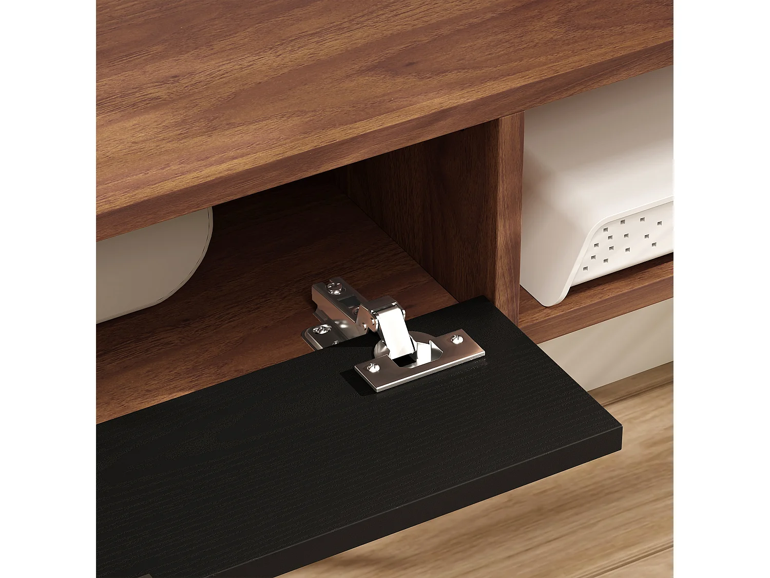 Mobile tv sospeso mobile porta tv fino a 50" con cassetto ribaltabile