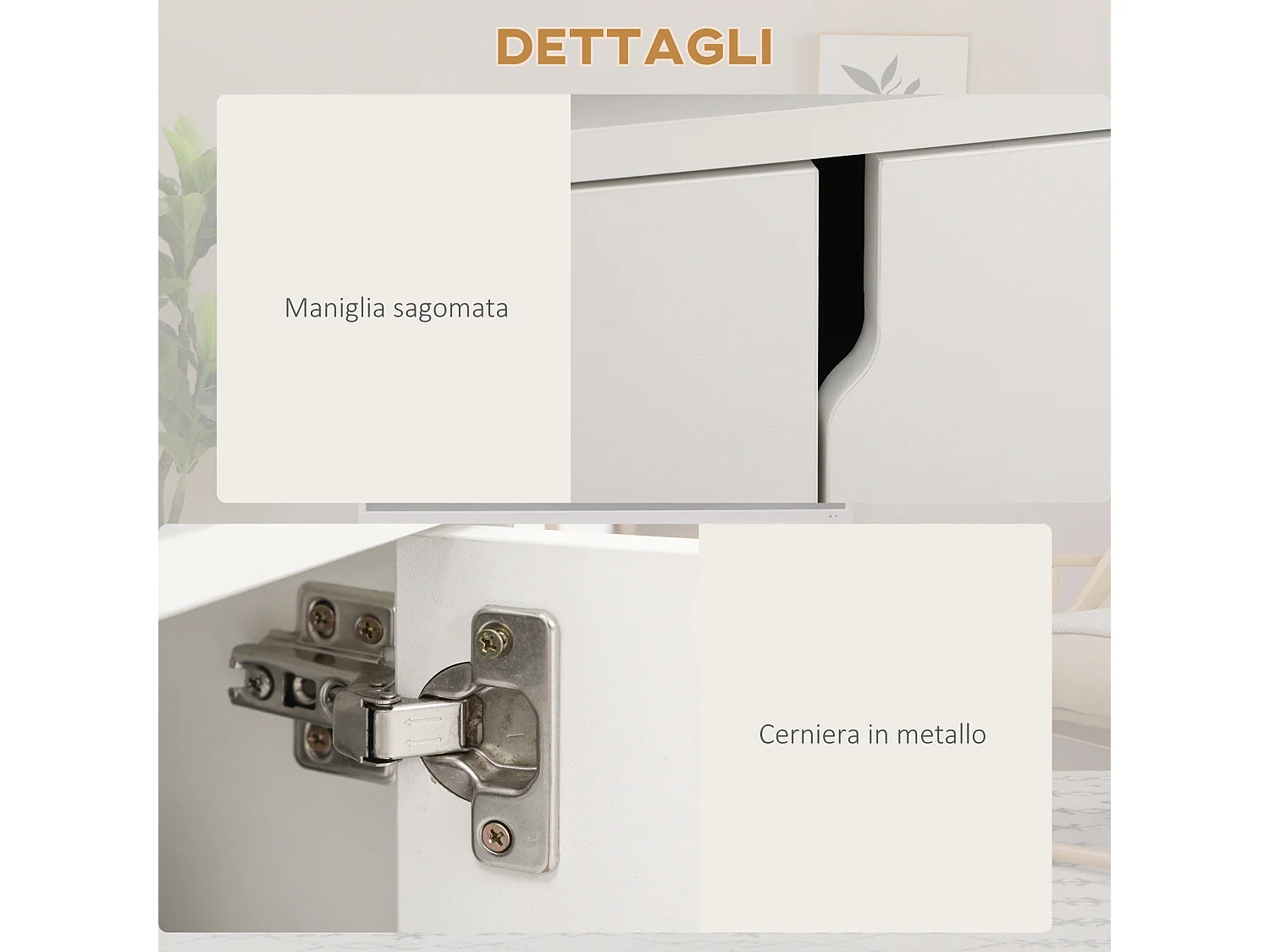 Mobile tv fino a 42 pollice armadietto e ripiani in legno 120x30x41cm