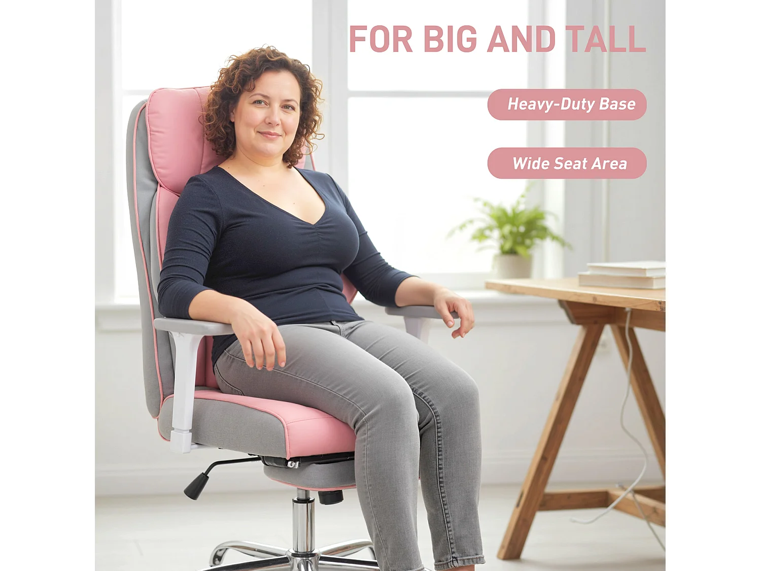 Sedia da ufficio ergonomica con braccioli regolabili