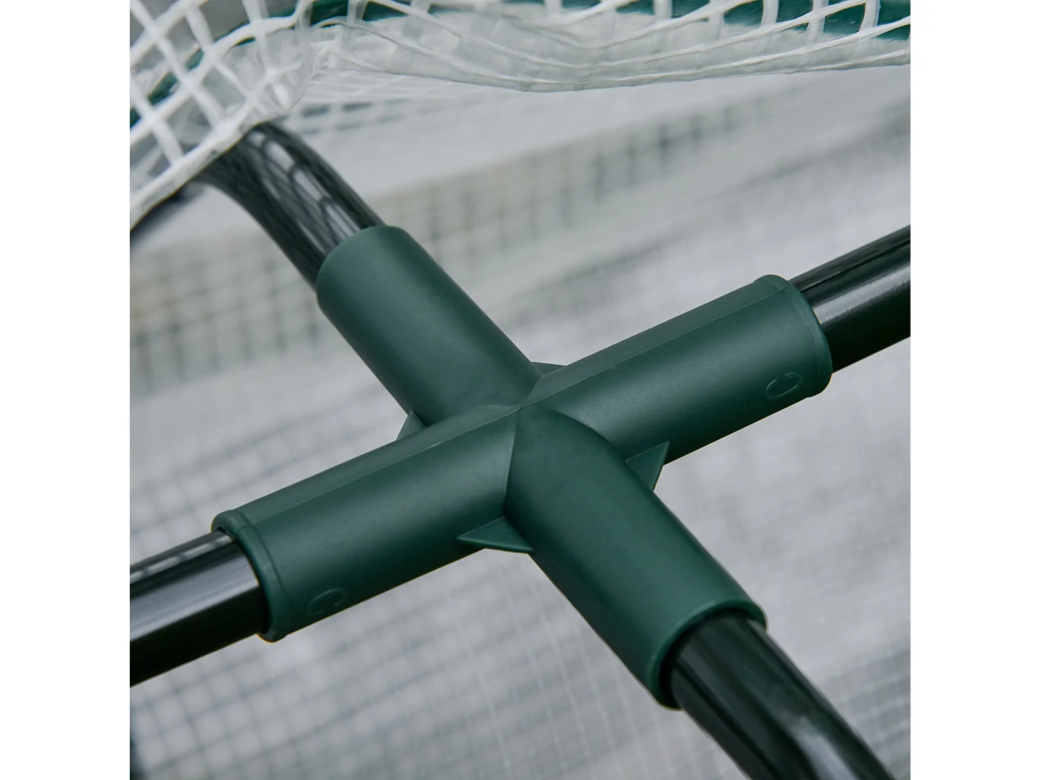 Letto per orto in cassetta con serra da giardino