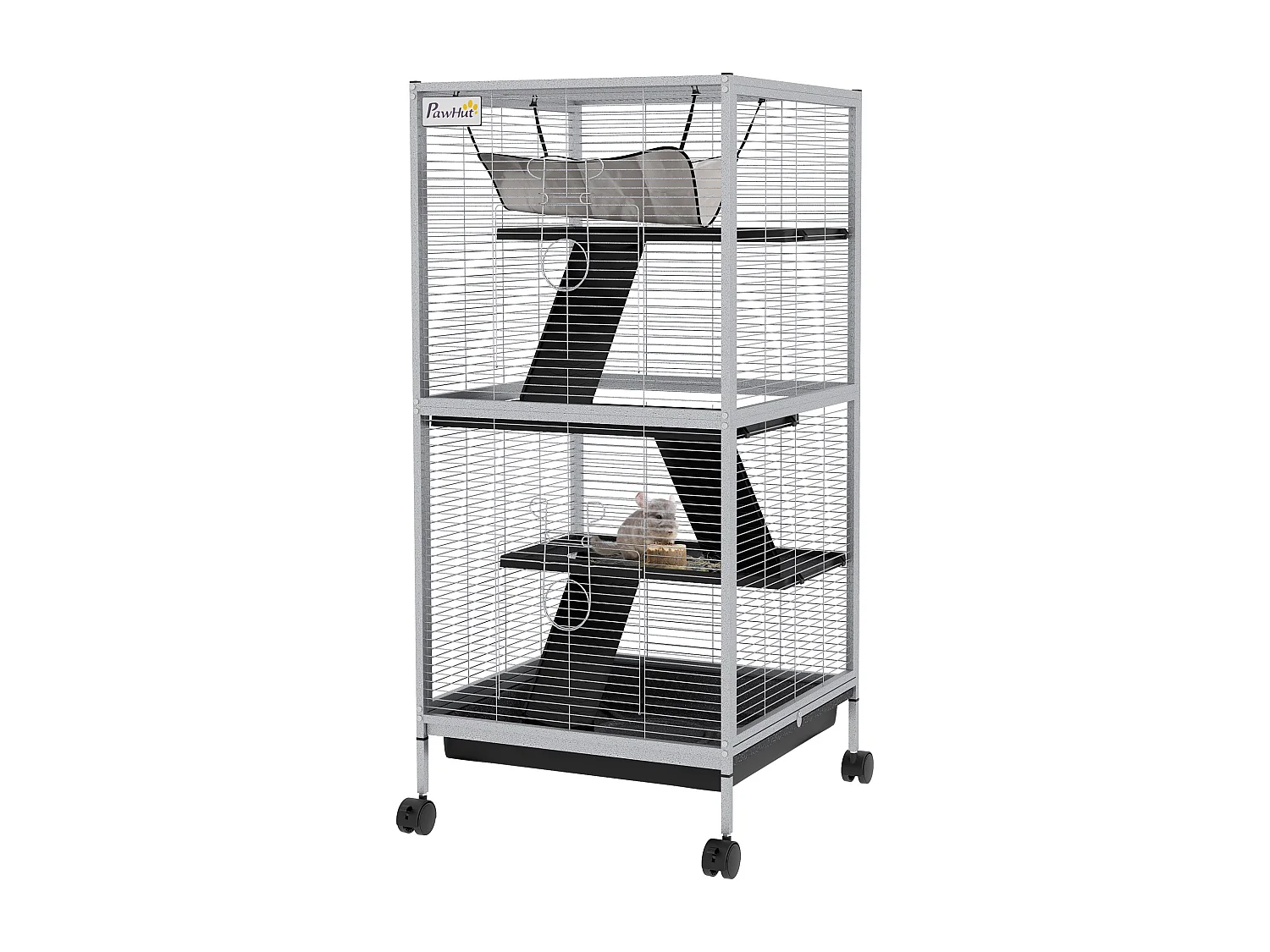 Sedia inginocchiatoio in tessuto effetto lino e legno di betulla nero