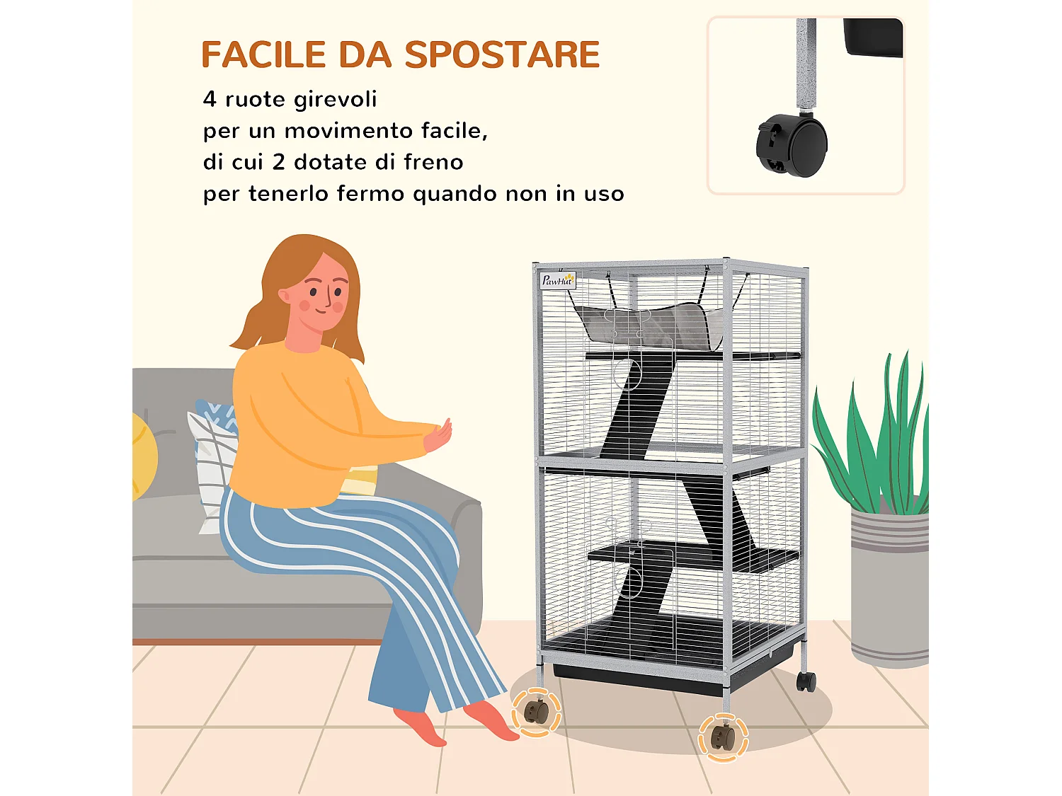 Sedia inginocchiatoio in tessuto effetto lino e legno di betulla nero