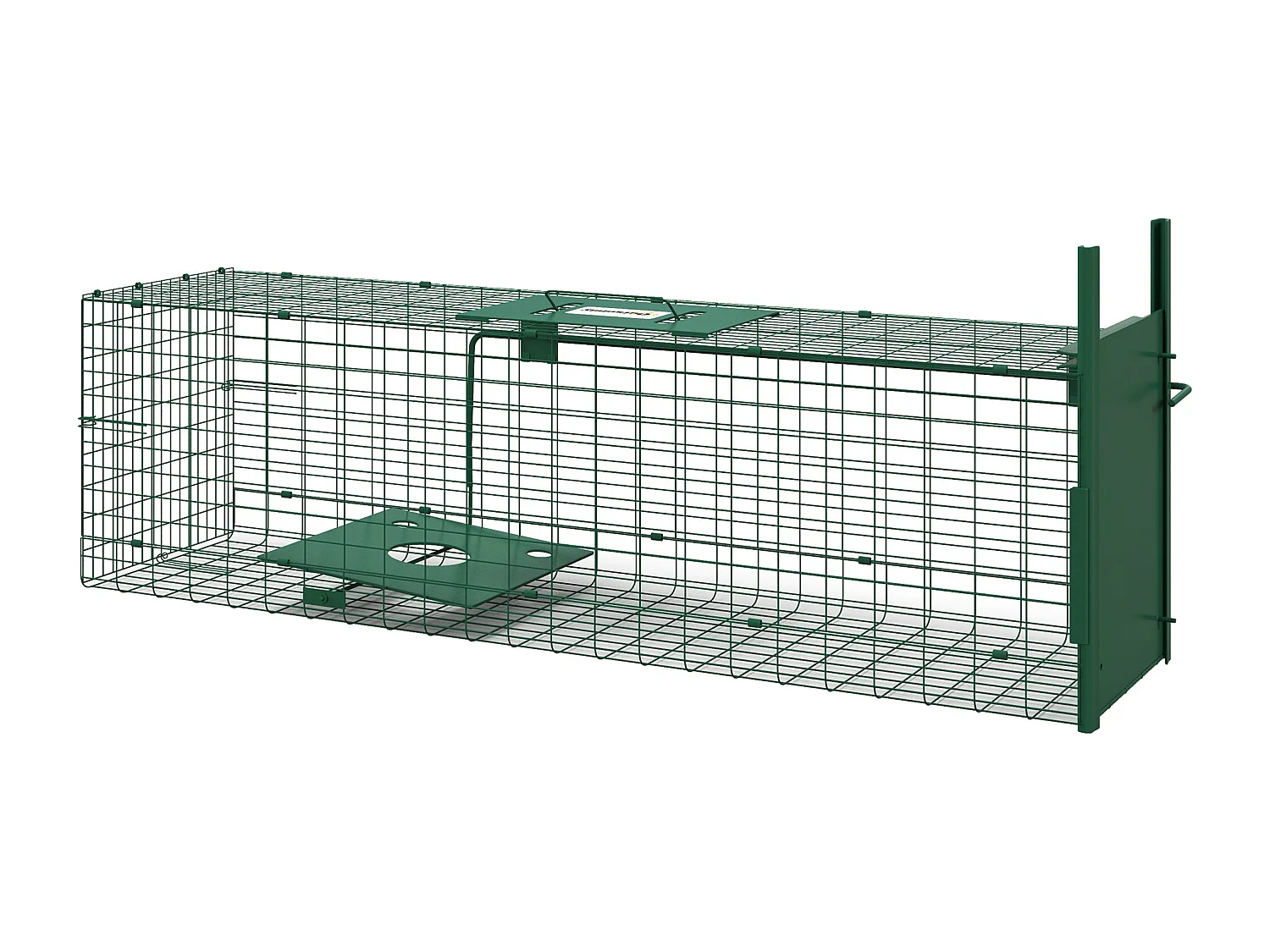 Gabbia trappola per ratti e topi 100x25x28cm verde