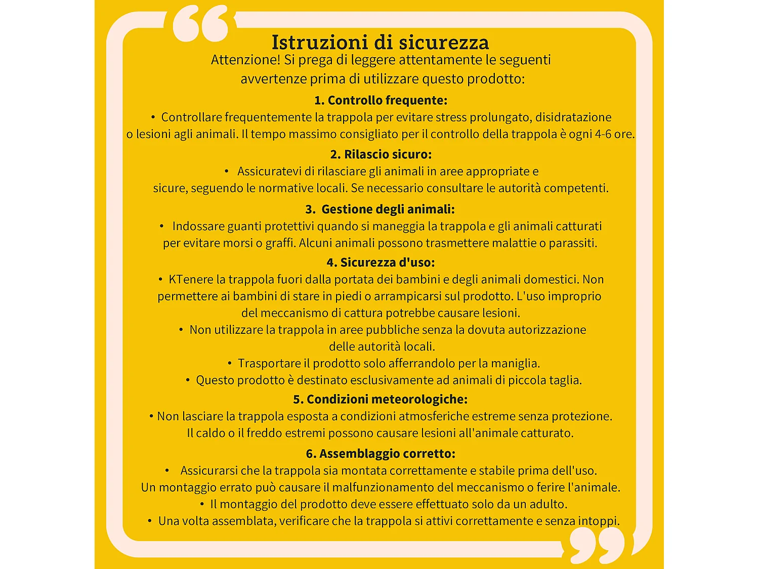 Gabbia trappola per ratti e topi 100x25x28cm verde