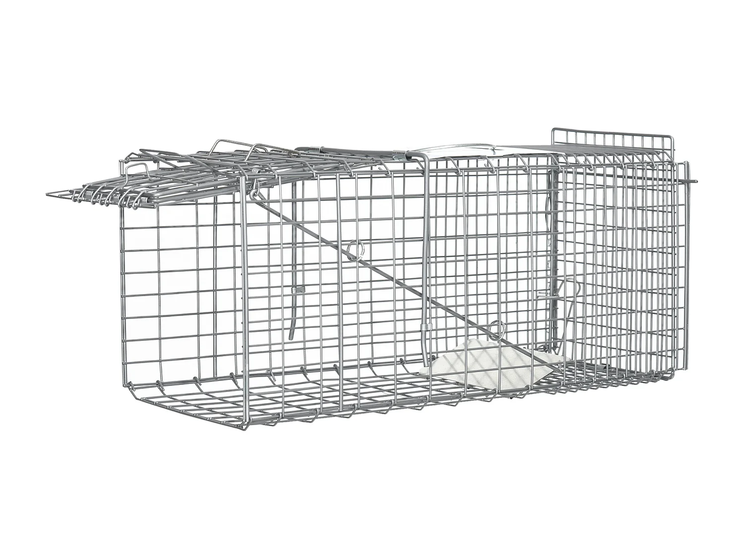 Trappola per ratti topi e nutrie pieghevole in acciaio