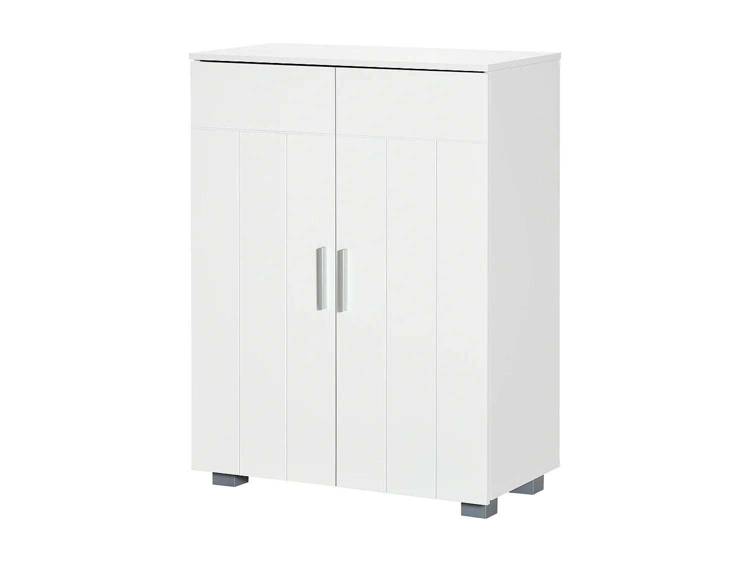 Mobile bagno con 2 ante con soft close, mobiletto bagno salvaspazio