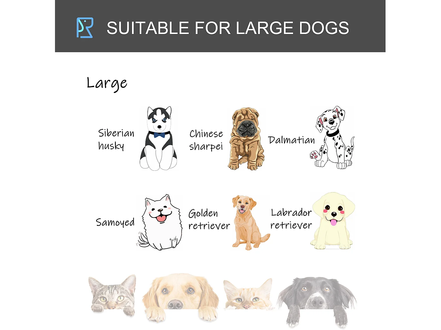 Kennel gabbia per cani pieghevole porta con blocco 4 ruote