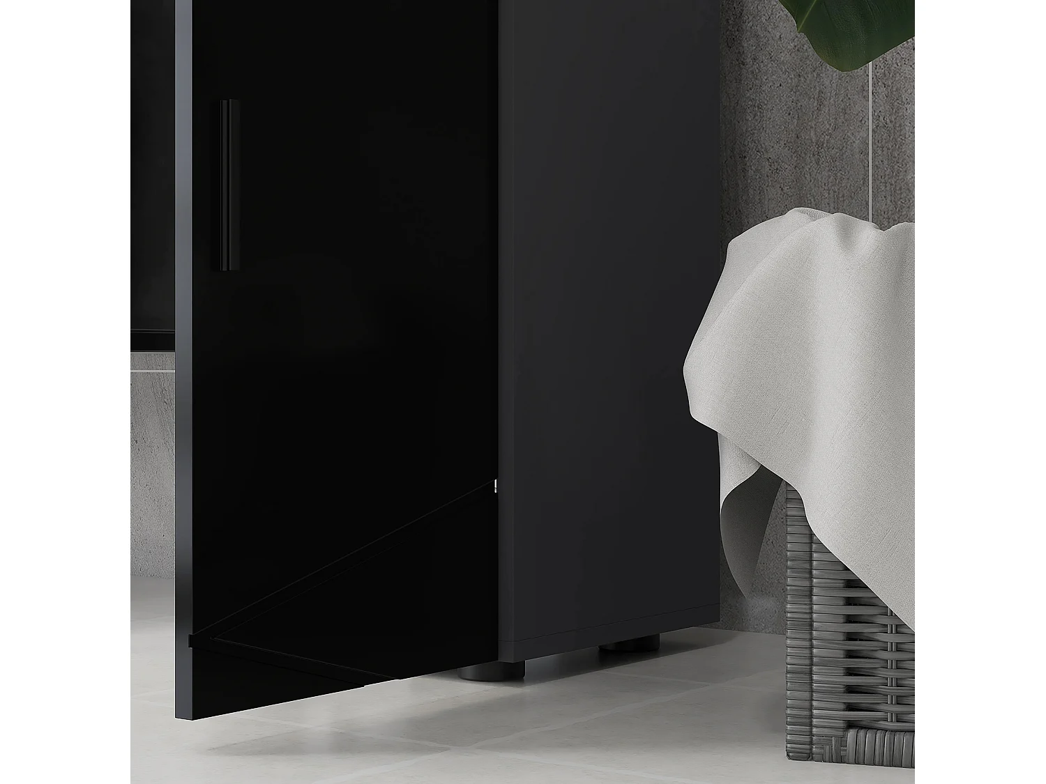 Mobiletto da bagno con cassetto e armadietto a 2 livelli