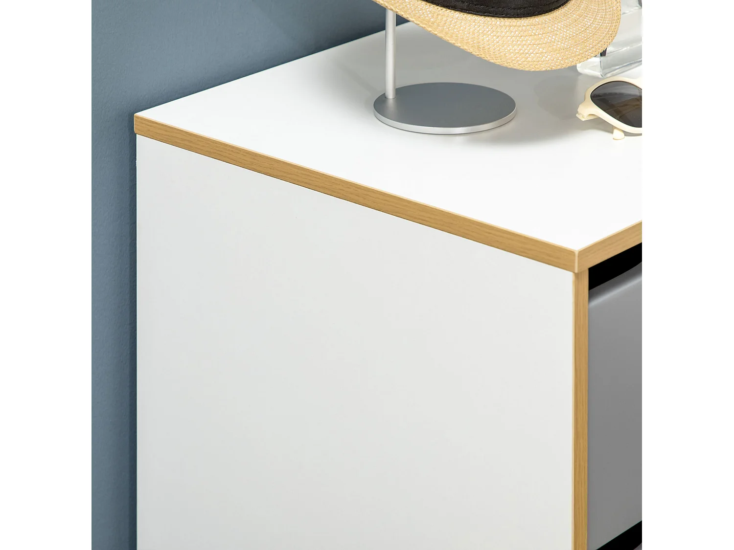 Cassettiera moderna 3 cassetti per soggiorno e camera da letto