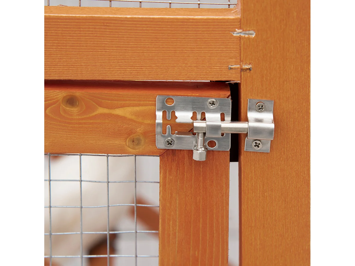 Gabbia per uccelli da esterno alta 165cm con 2 porte e vassoio