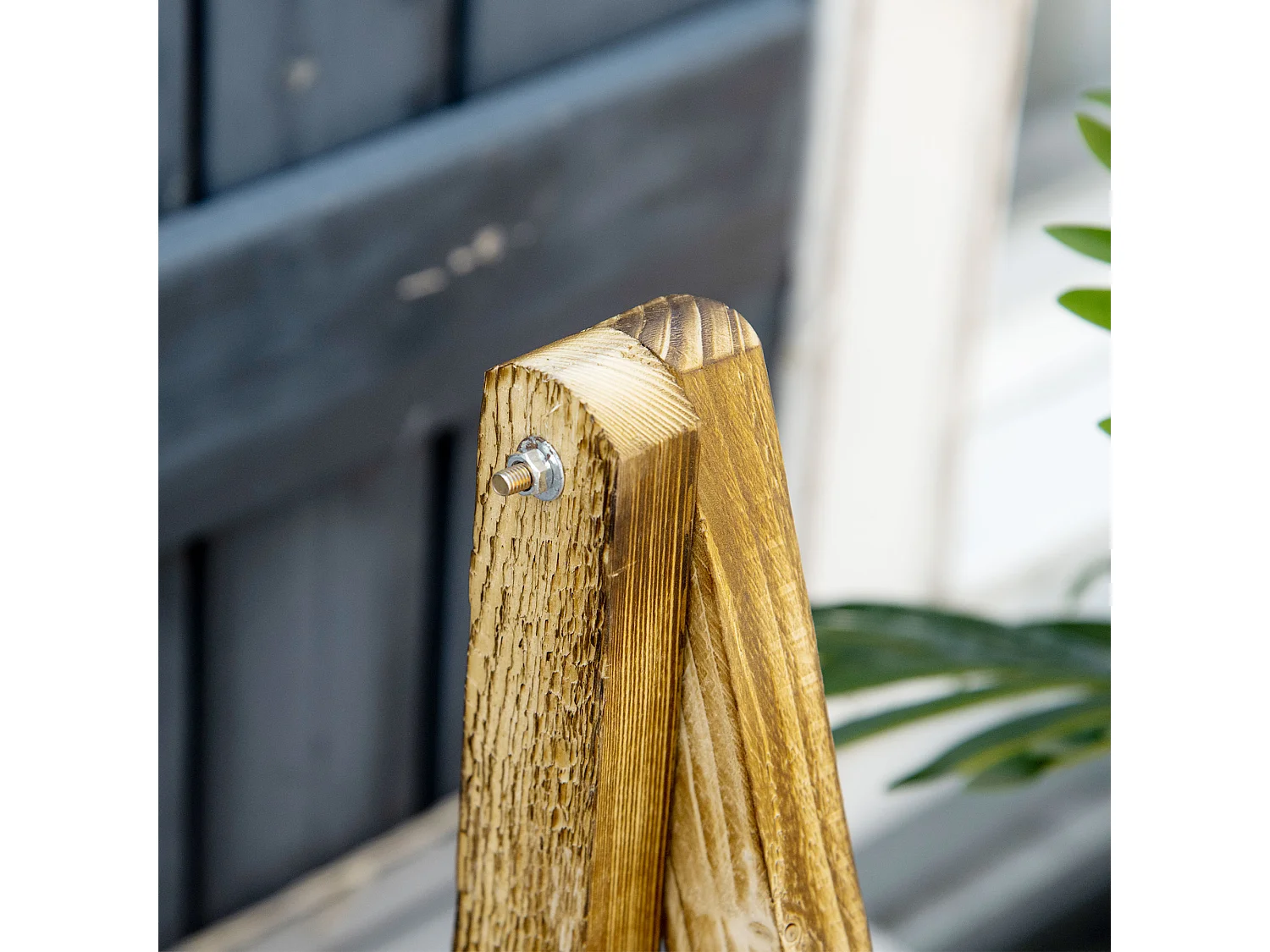 Portapiante Pieghevole Portavasi in Legno di Abete