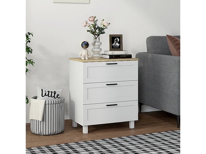 Cassettiera camera da letto 3 cassetti como camera da letto