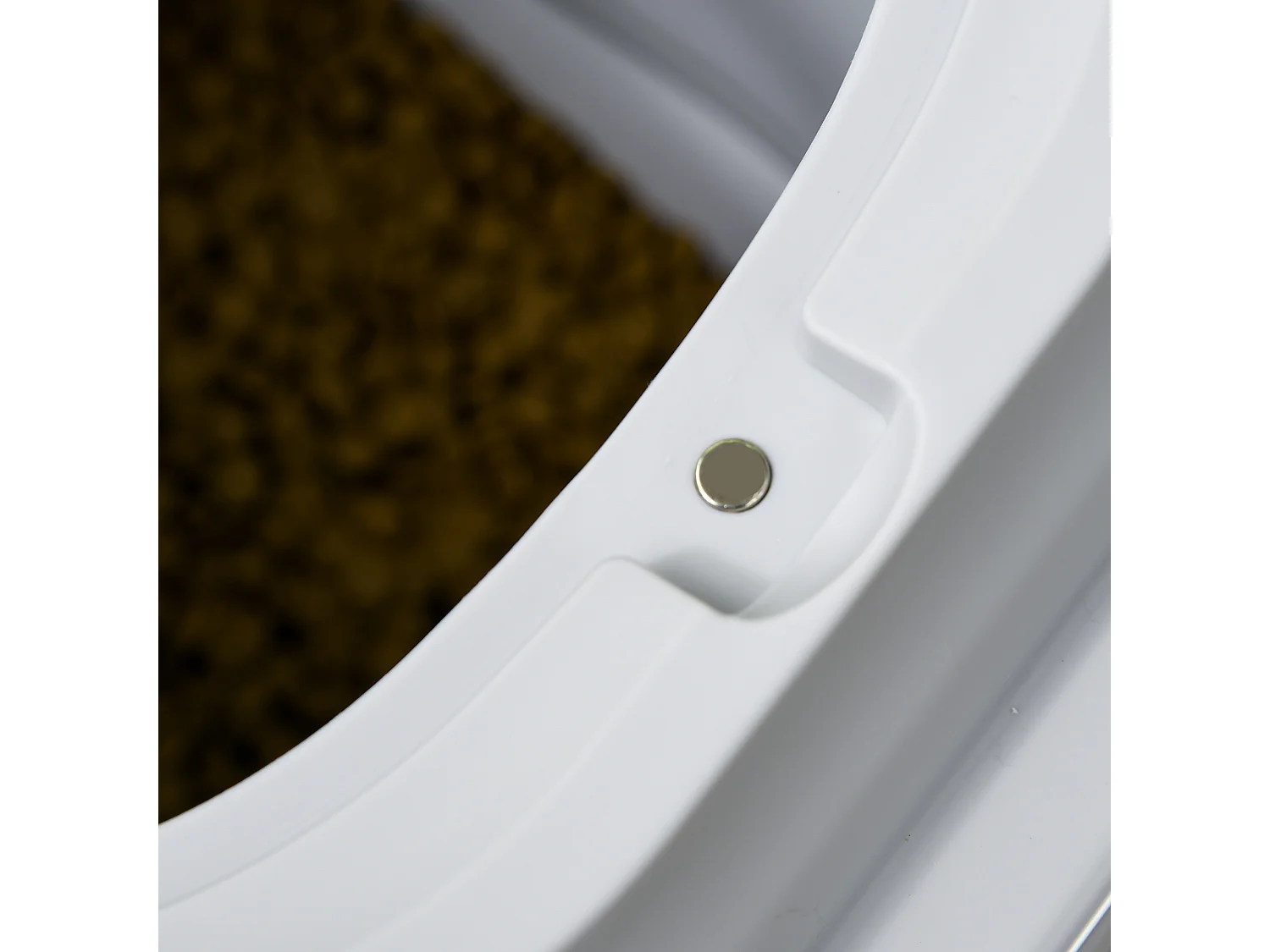 Porta crocchette cani capacità 5-25l con chiusura ermetica grigio