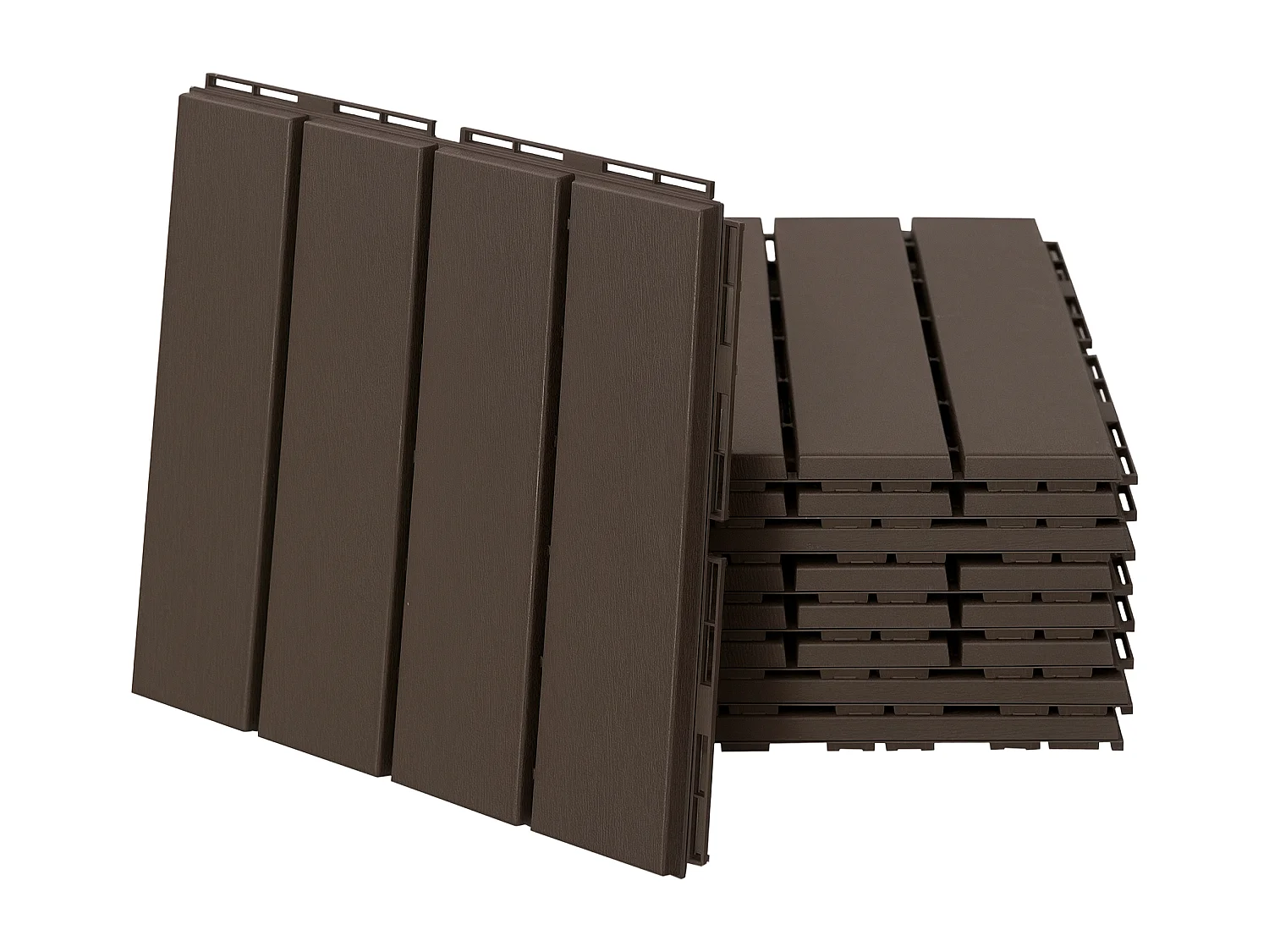 Set da 9 piastrelle a incastro per terrazzo e pavimenti