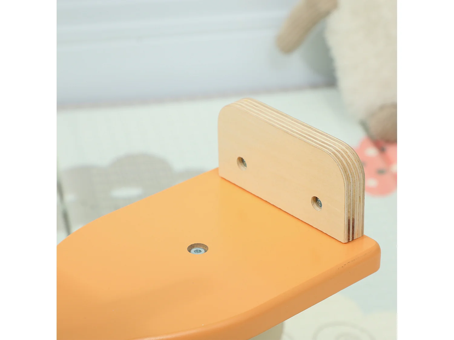 Cavallo a dondolo a forma di asino per bambini 2-5 anni 59x27x43 cm