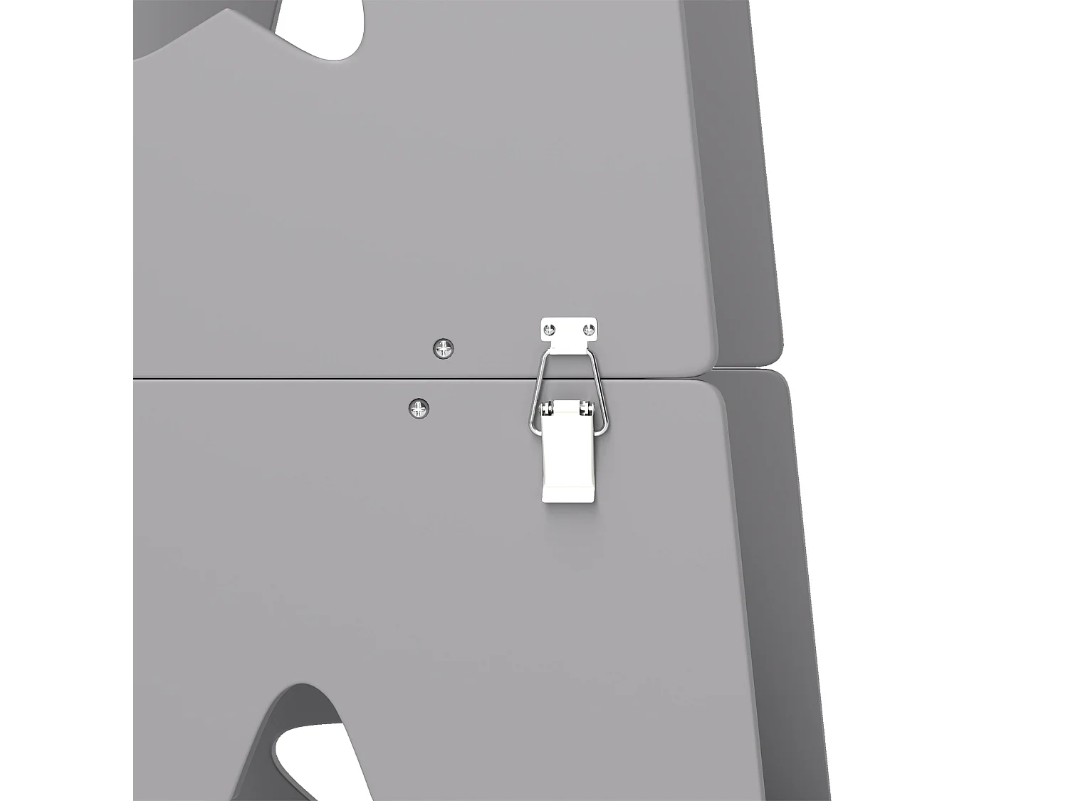 Scala montessori per bambini convertibile con barra in legno grigio