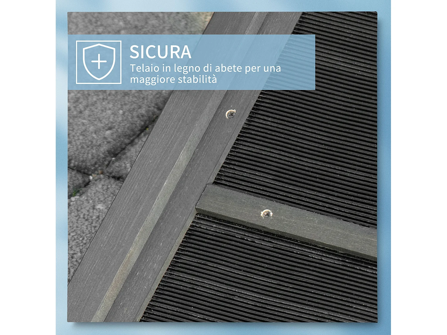 Rampa per cani pieghevole in legno antiscivolo e maniglia nera