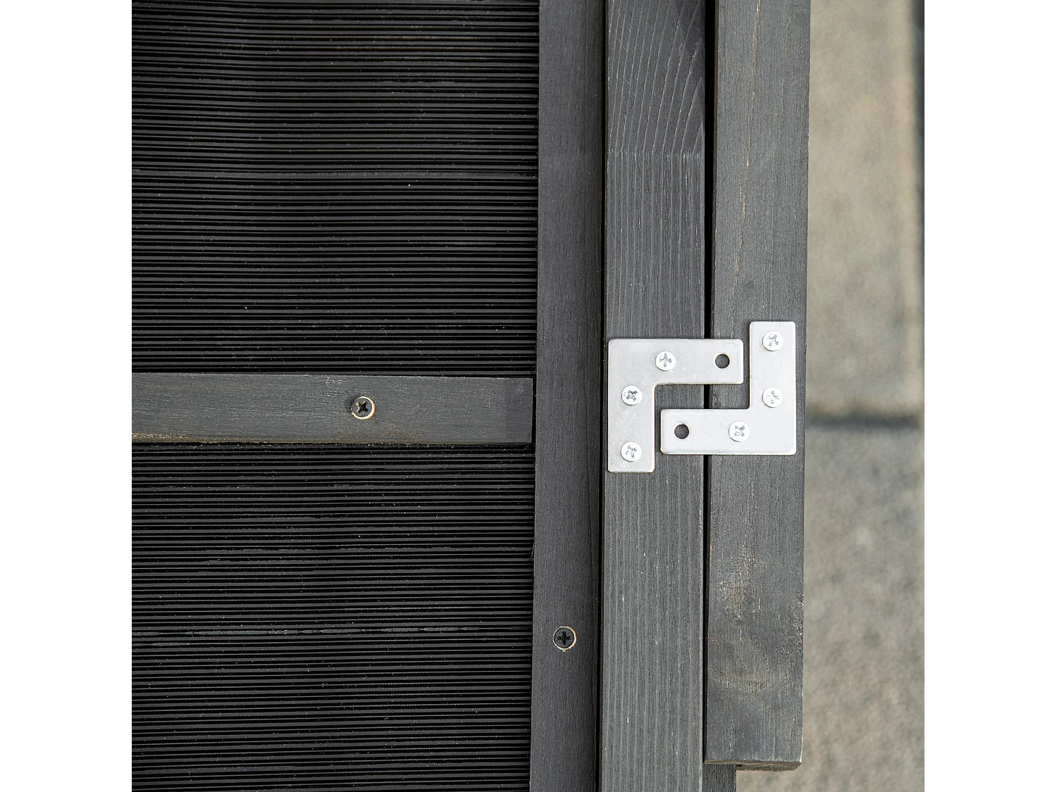 Rampa per cani pieghevole in legno antiscivolo e maniglia nera