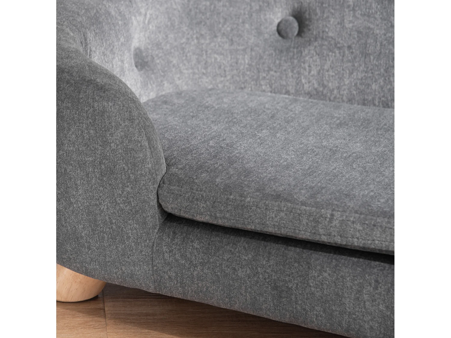 Cuccia per cani di taglia piccola (max 10kg) 70x47x30cm grigio