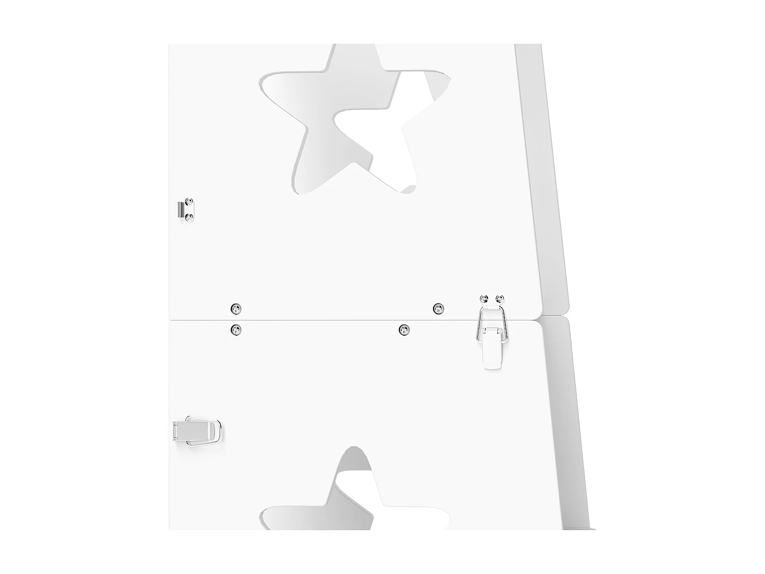 Scala montessori per bambini convertibile con barra in legno bianco