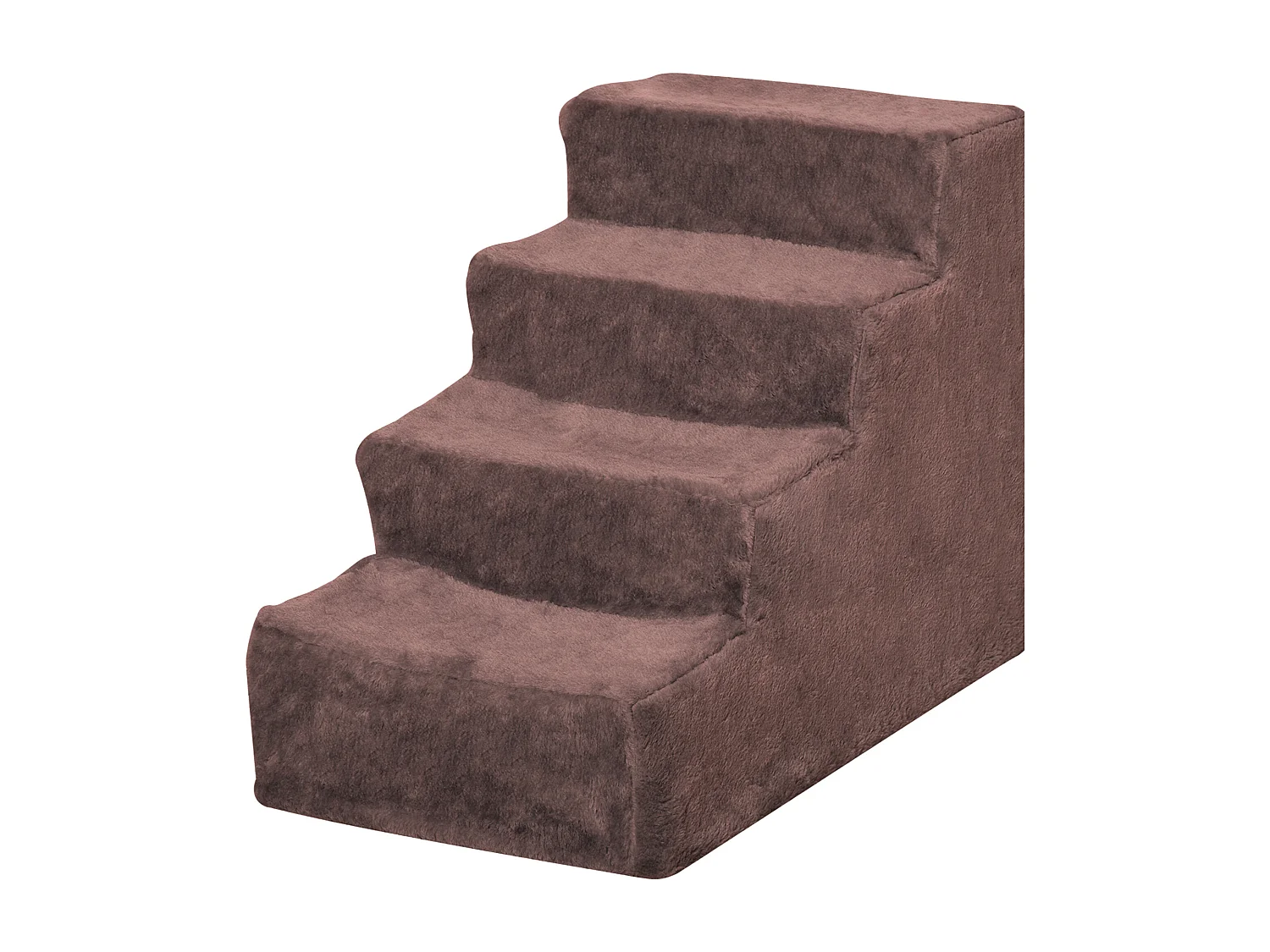 Scaletta per cani rivestimento sfoderabile portatile tessuto marrone