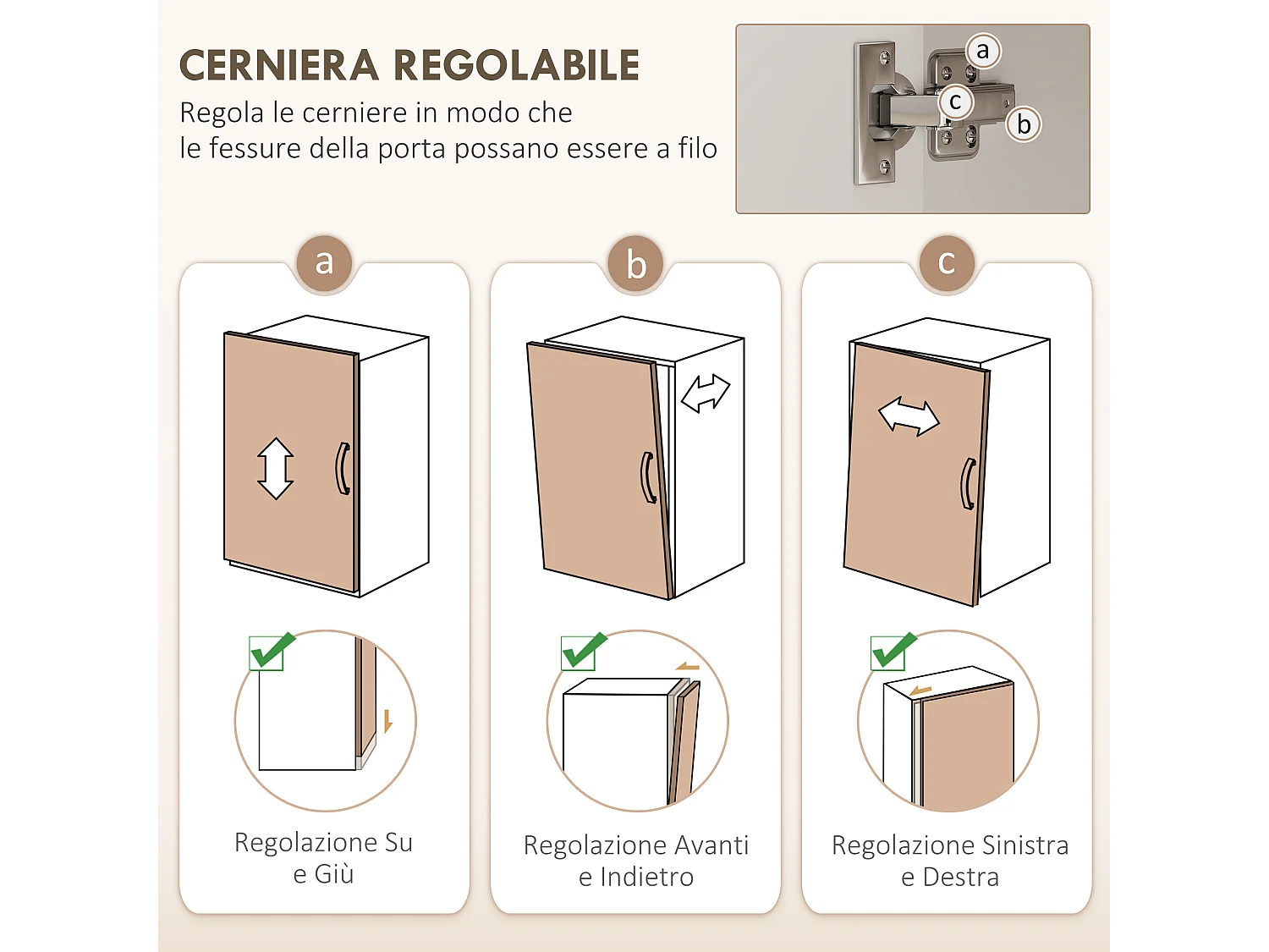 Mobile microonde con armadietto a 2 ante soft close