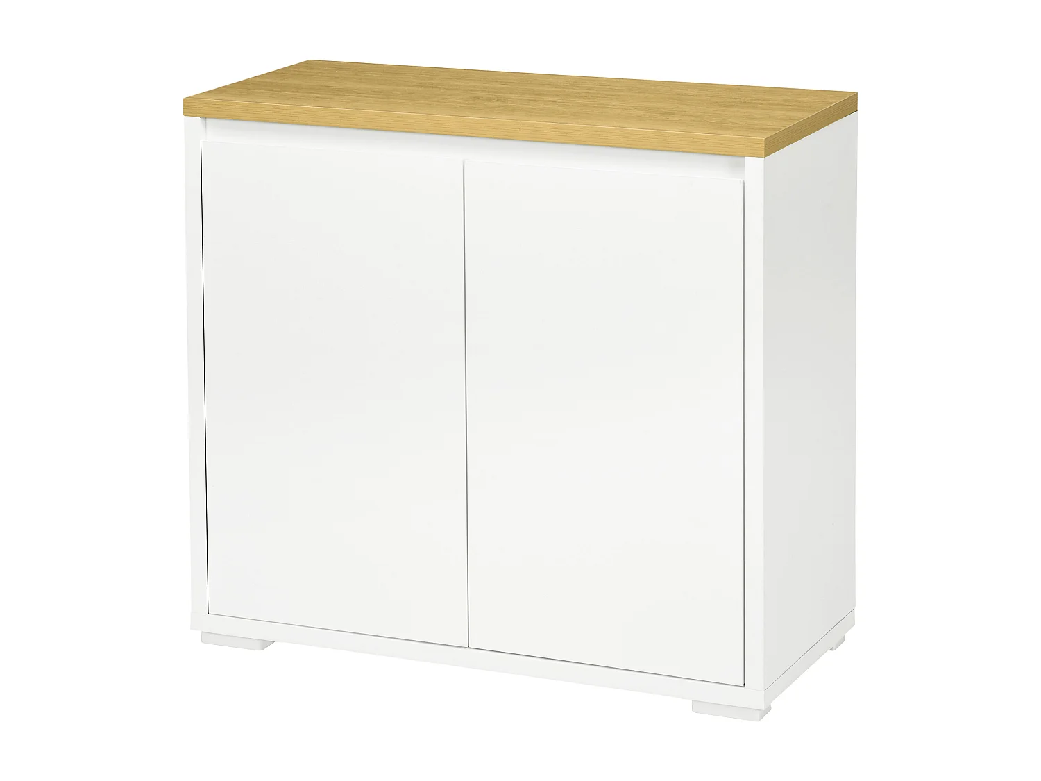 Mobile multiuso con armadietto a 2 livelli in truciolato