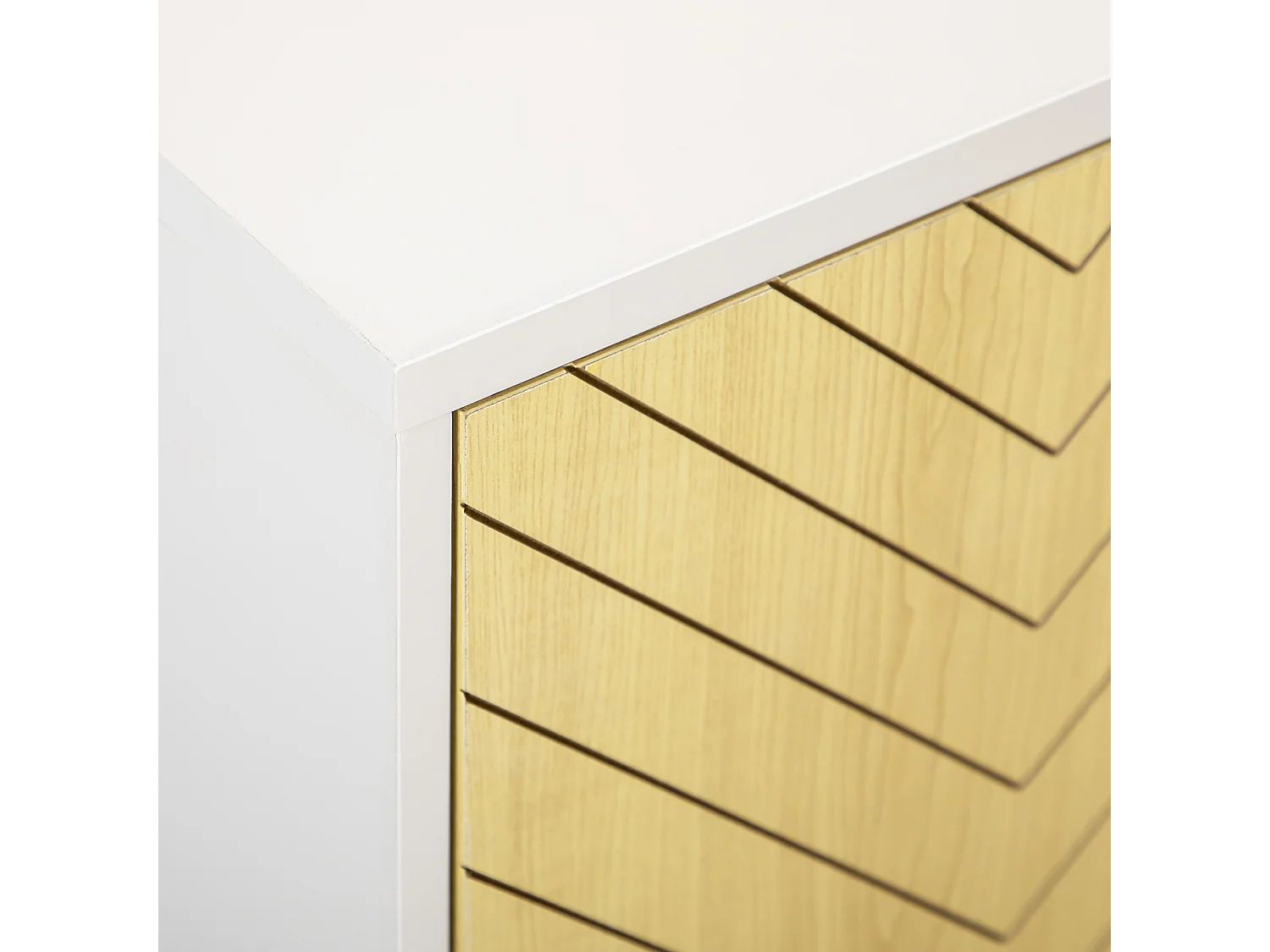 Credenza moderna in legno mobiletto multiuso con ripiani per soggiorno