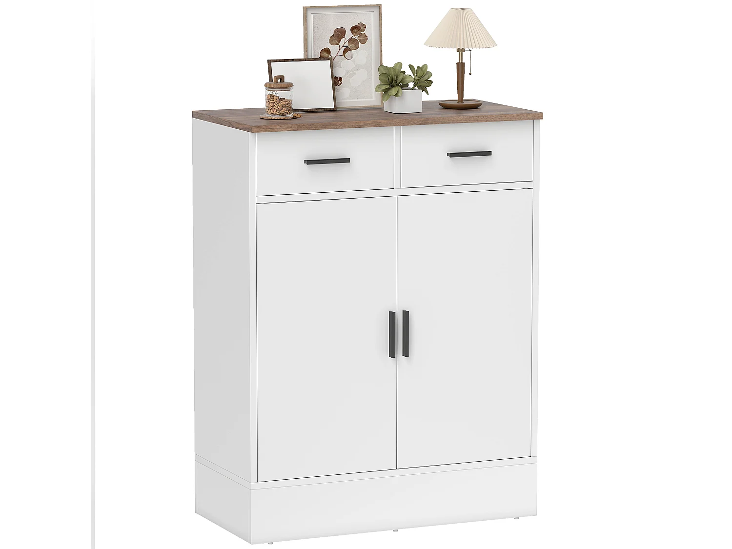 Credenza cucina con 2 cassetti e armadietto 2 ante mobile cucina moderno