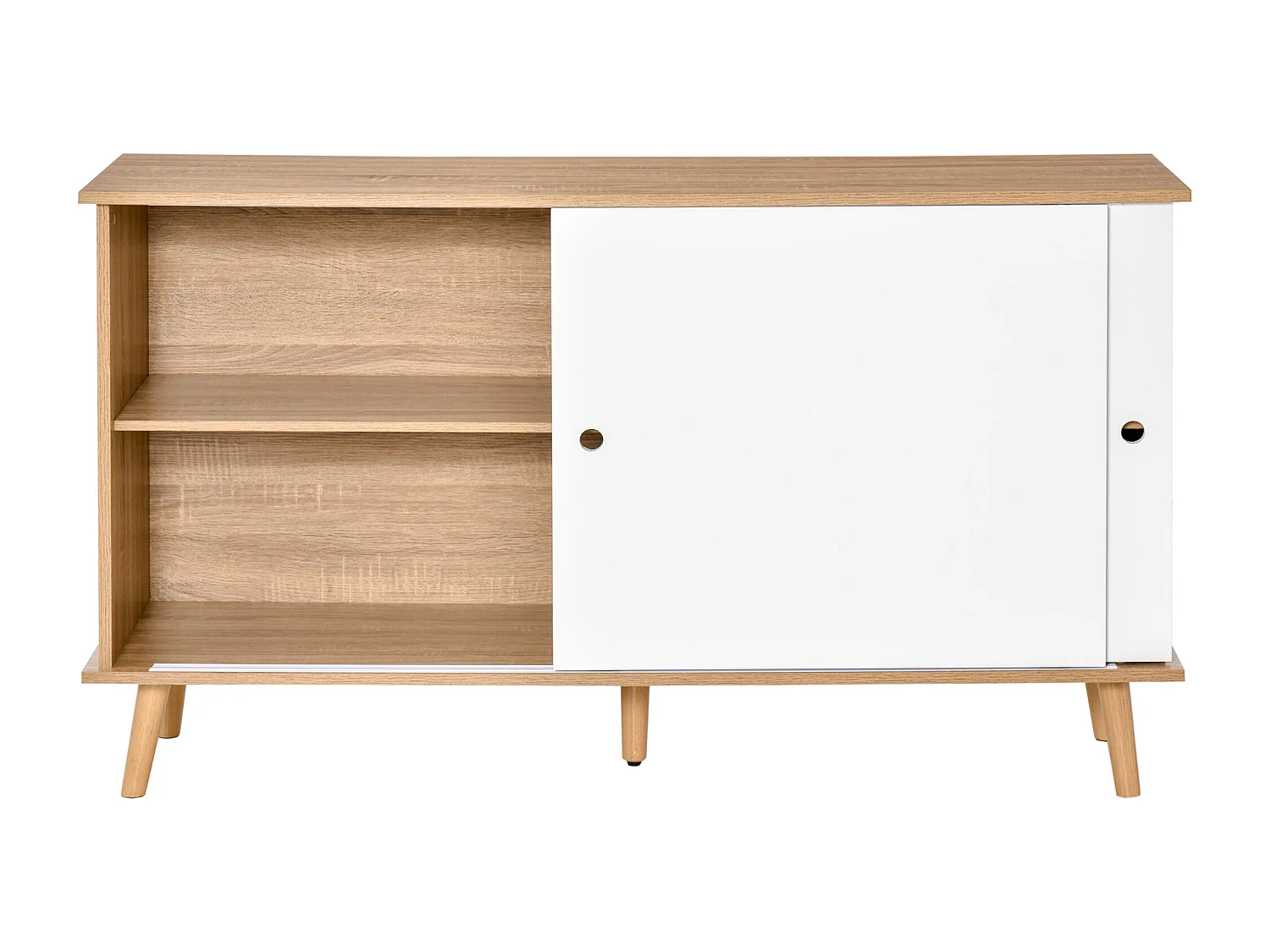 Mobile cucina credenza moderna con mensole regolabili