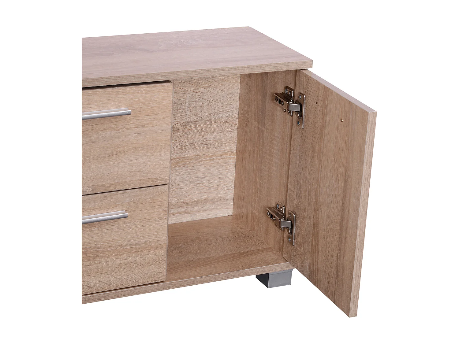 Set appendiabiti 3 in 1 con specchio e scarpiera in legno