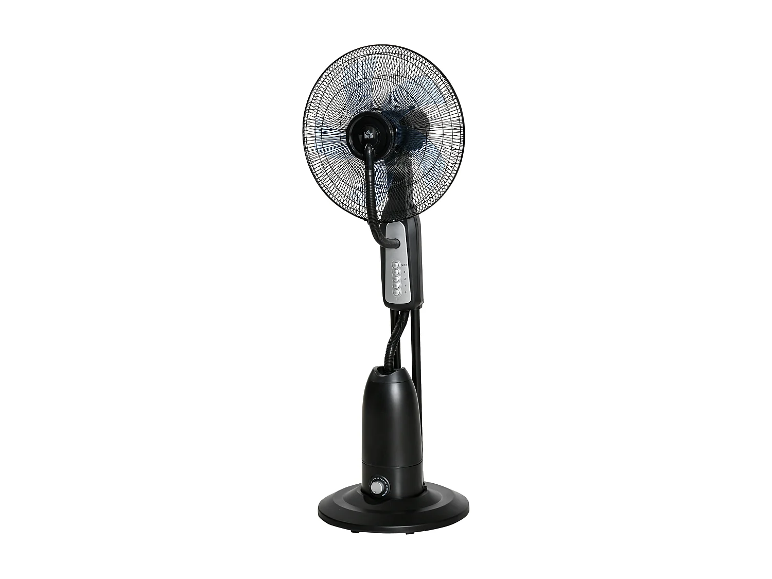Ventilatore nebulizzatore 90w a 4 ruote con serbatoio 2.8l e 4 velocità