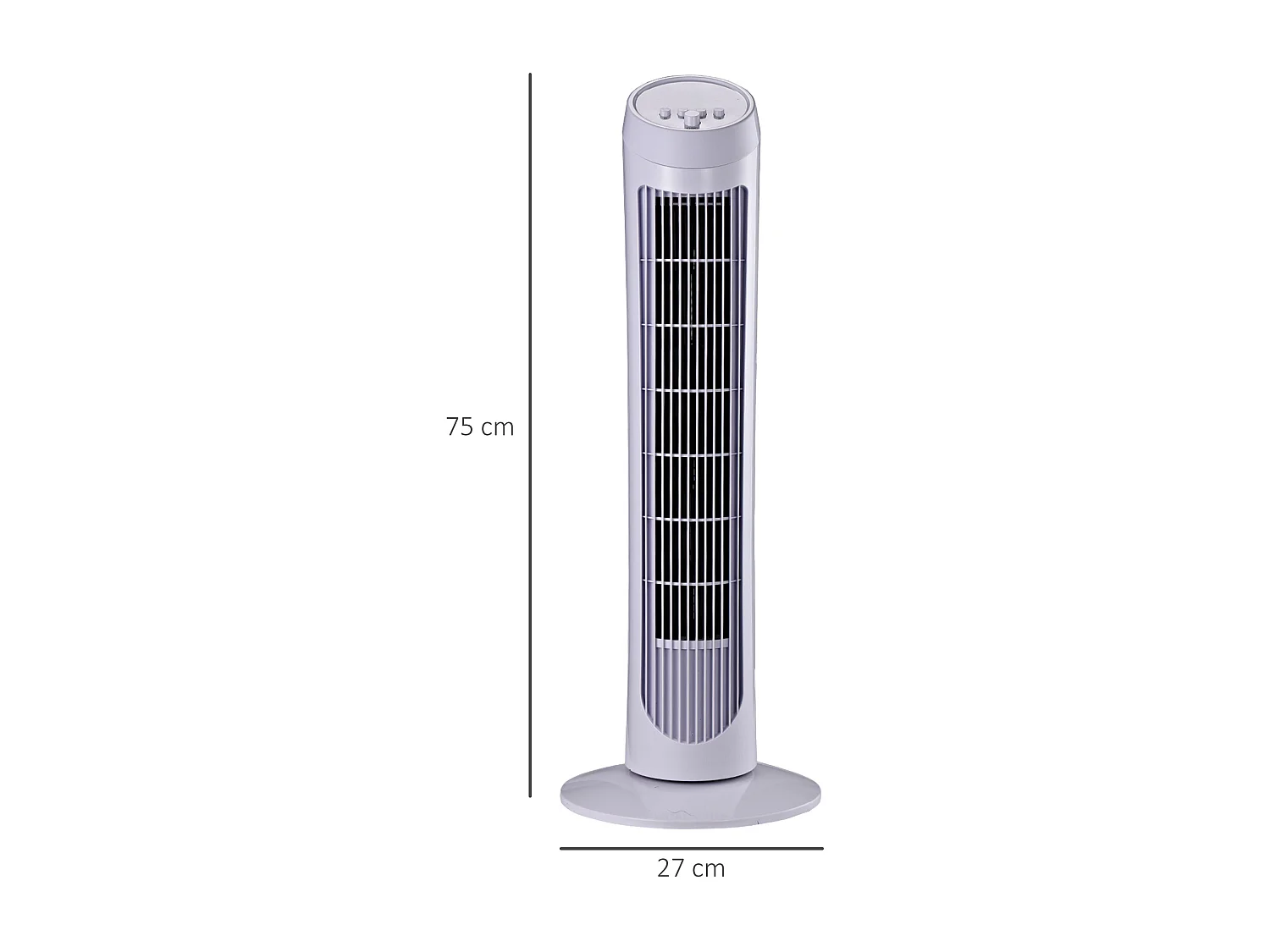 Ventilatore a torre oscillante da 45w a 3 velocità