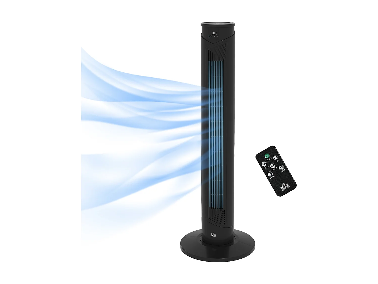 Ventilatore a torre 45w a 4 modalità e 3 velocità con timer da 12h