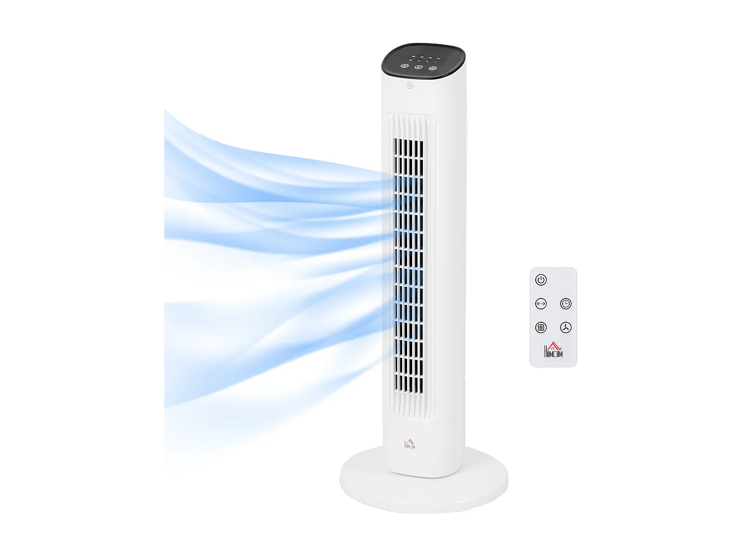 Ventilatore a torre con telecomando e 3 velocità ventilatore a colonna