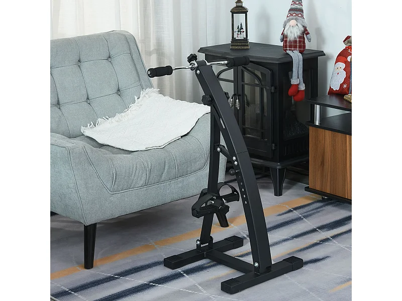 Pedaliera per gambe e braccia regolabile con schermo led nero