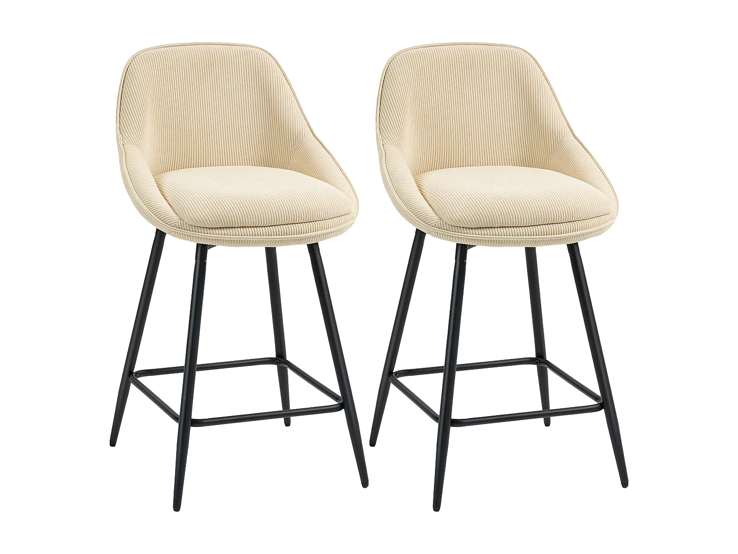 Set 2 sgabelli bar con schienale e braccioli sgabelli cucina girevole a 360°