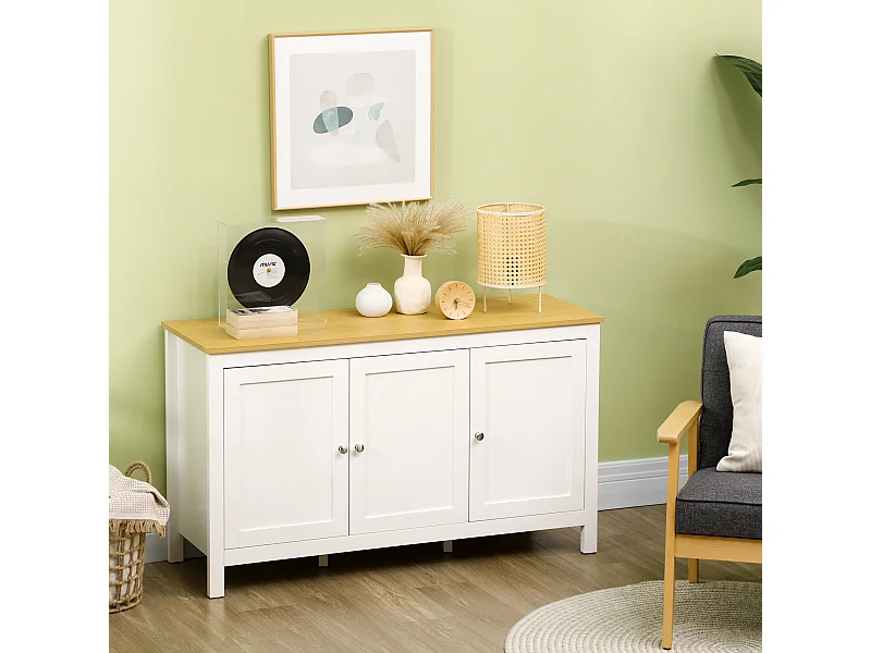 Credenza cucina con 3 ante mobile cucina moderno con ripiano regolabile