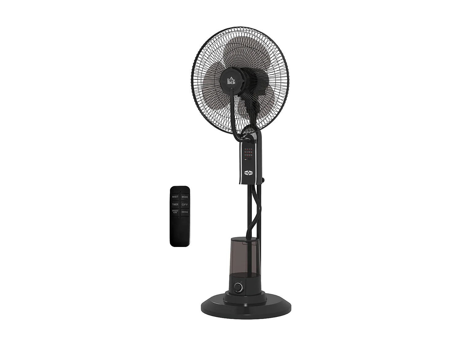 Ventilatore nebulizzatore con serbatoio da 3.2l, 3 modalità e 3 velocità