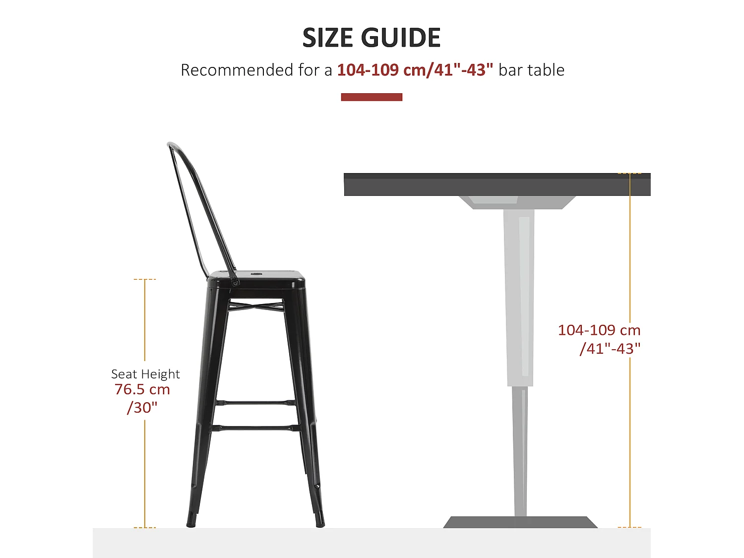 Set 4 sgabelli ergonomici con schienale rimovibile e poggiapiedi