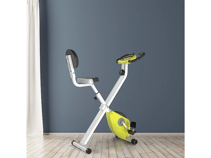 Cyclette pieghevole magnetica con 8 livelli di resistenza