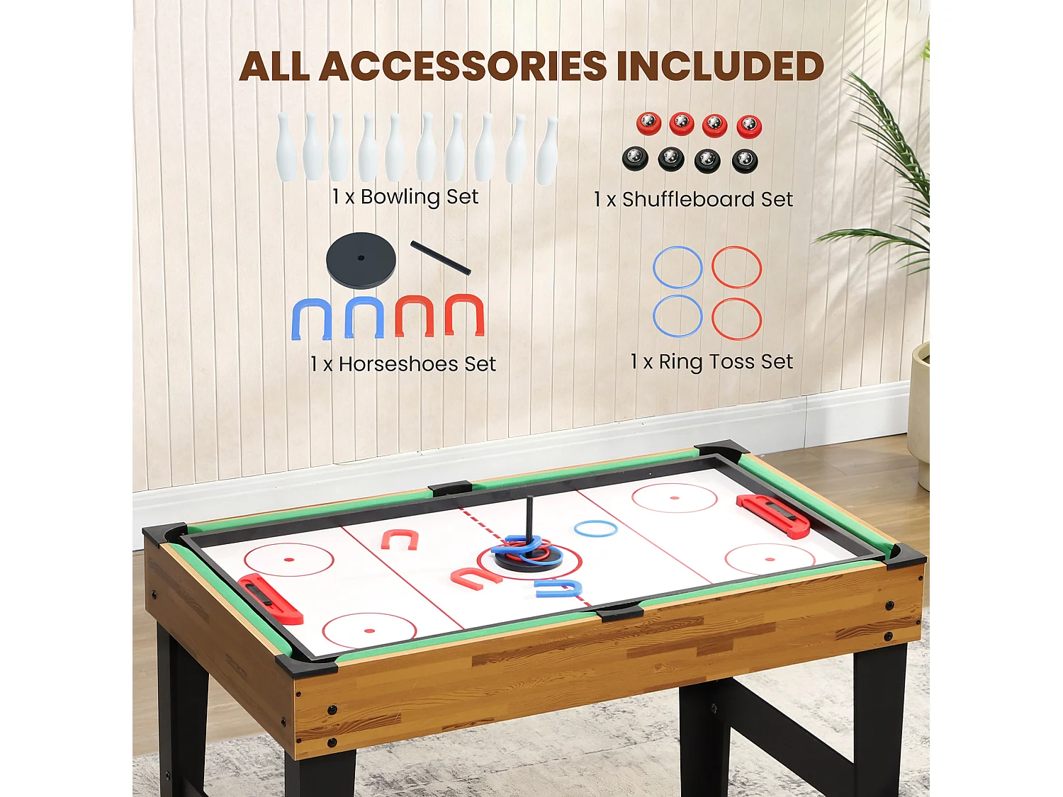 Tavolo multigioco 13 in 1 per adulti e bambini da 6 anni