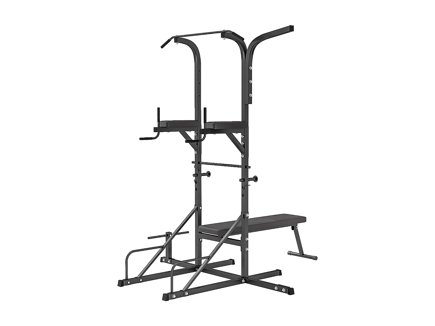 Power tower con panca e sacco da boxe 20kg