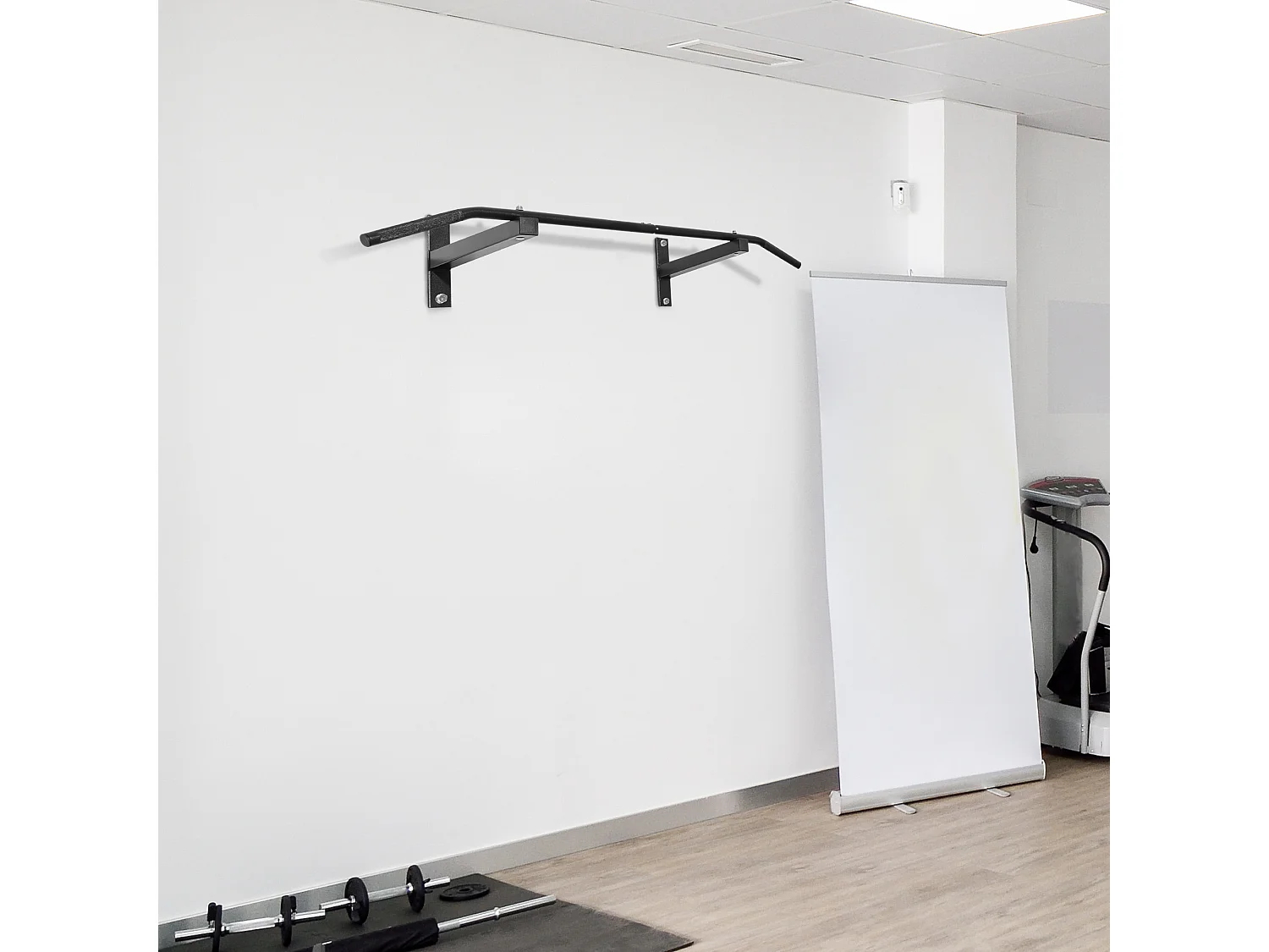 Barra per Trazione a Muro Professionale con Struttura in Acciaio